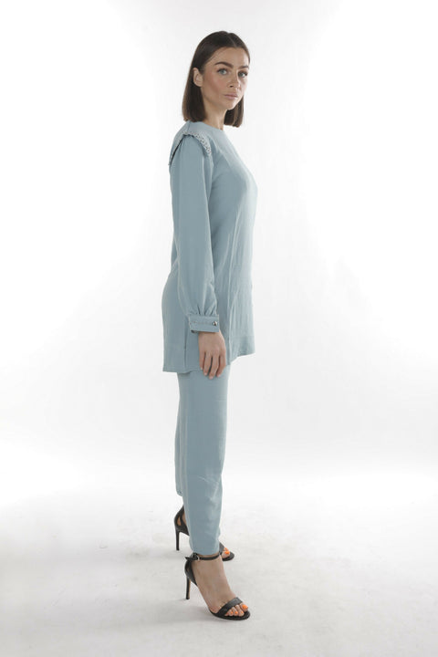 MY PEANUT Aysel Aerobin Co-ord in Camel