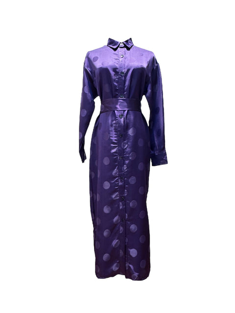 MY PEANUT Aubee Jacquard Shirt Dress