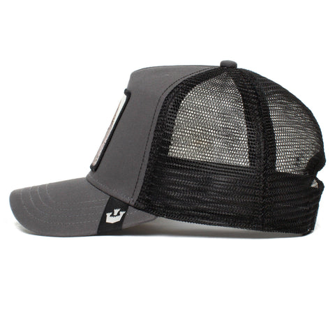 The Boss Trucker Hat Charcoal