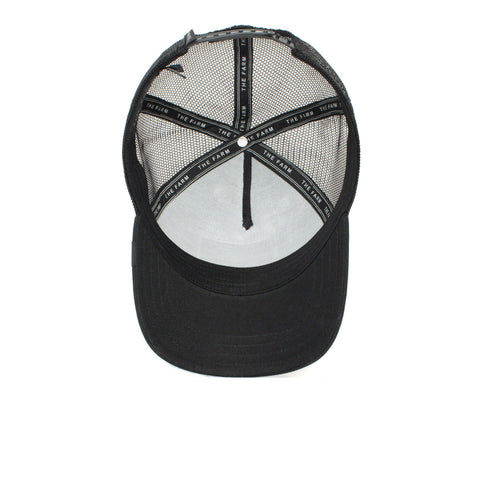 The Lone Wolf Trucker Hat Black